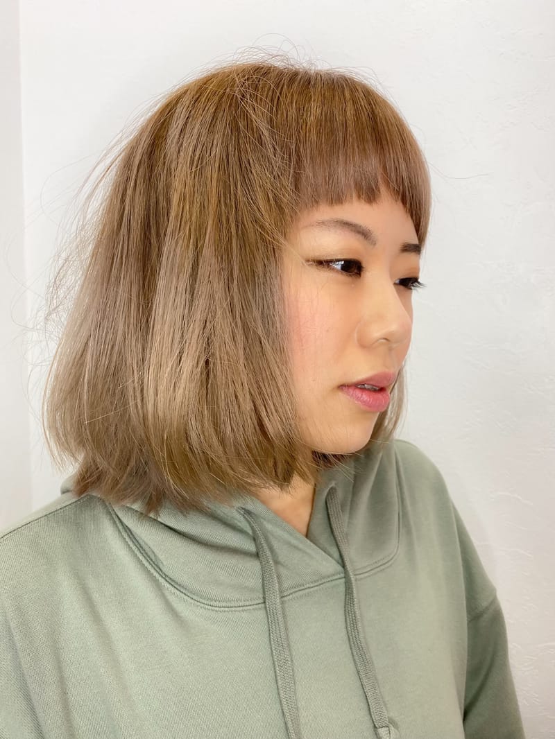 練馬区大泉学園 ヘアサロン Tento- デザインカラー