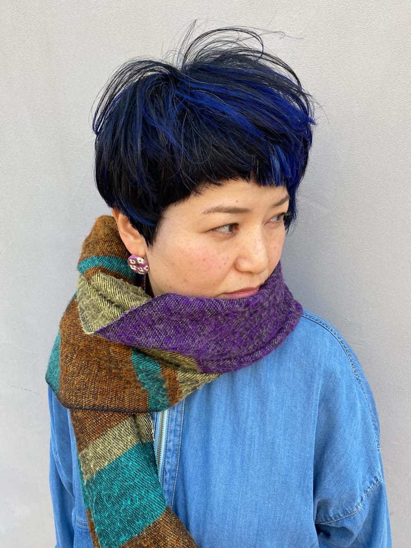 青紺のヘアスタイル