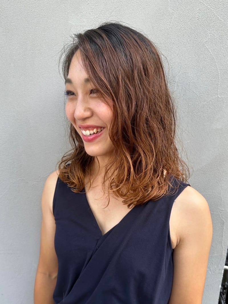 トラウマリリースパーマのヘアスタイル