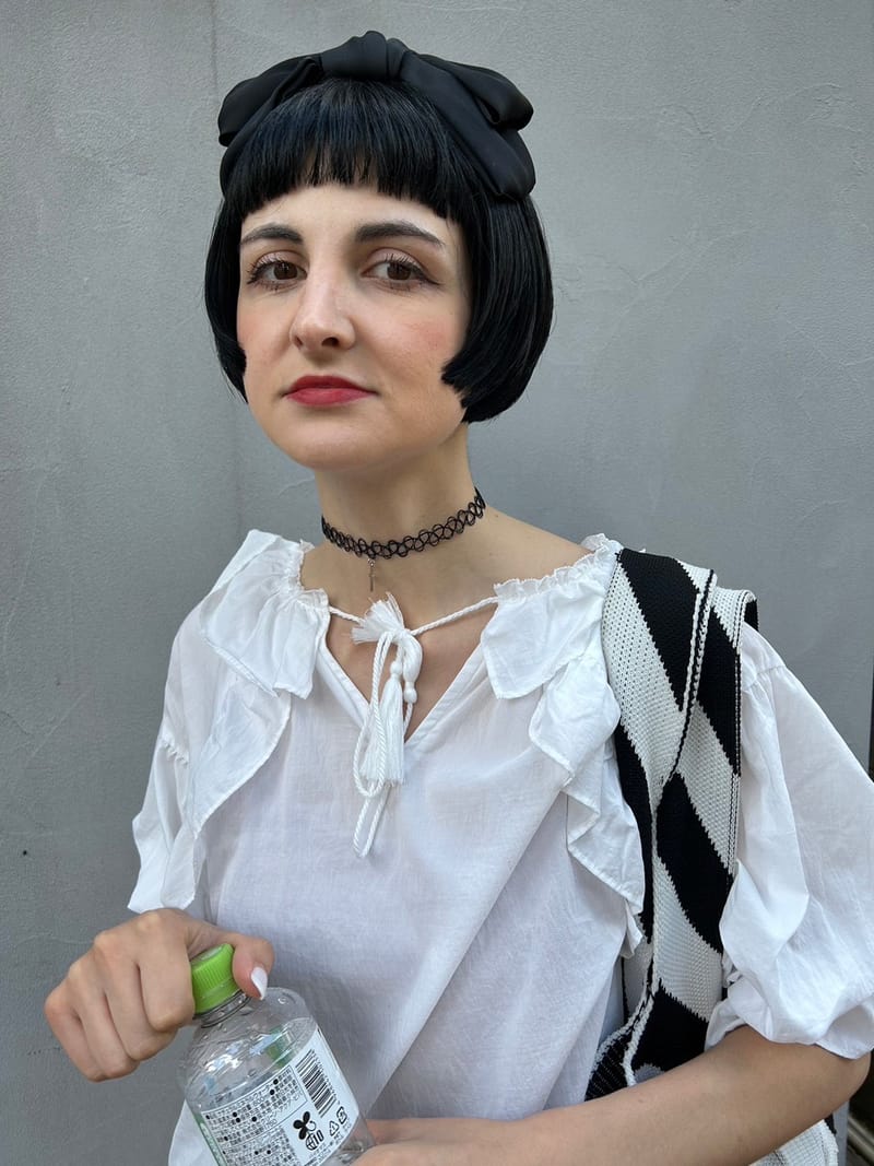 白と黒。のヘアスタイル