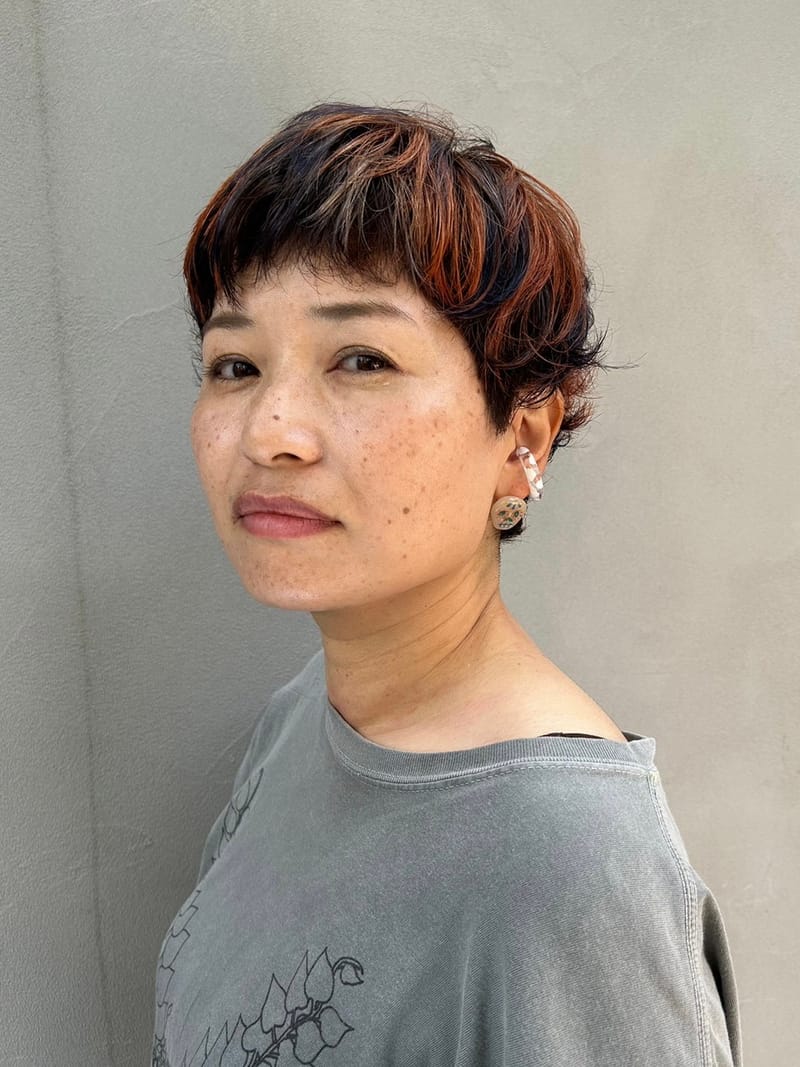 ネイティブフラワーのヘアスタイル