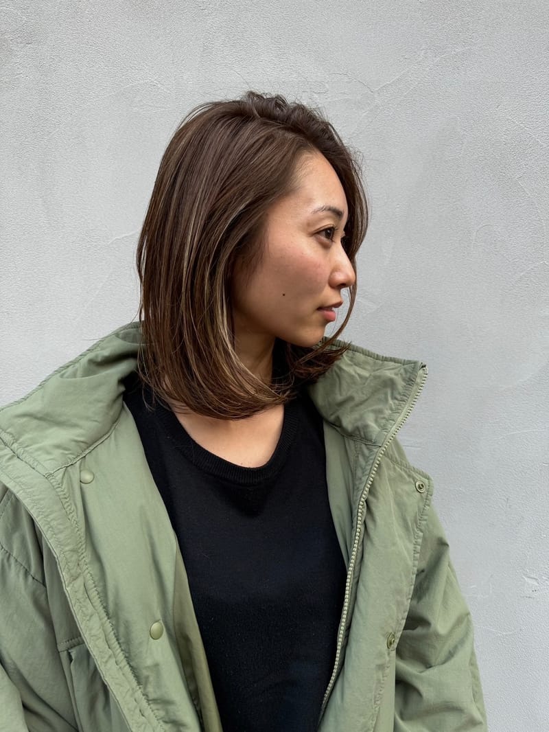 ミディアム/エレガントのヘアスタイル