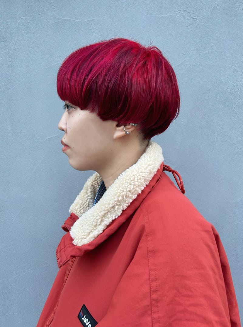 マッシュショートのヘアスタイル