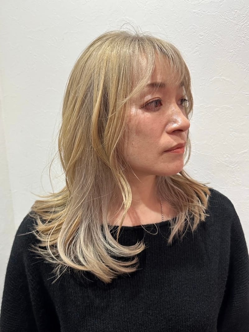 ロング/エレガントのヘアスタイル